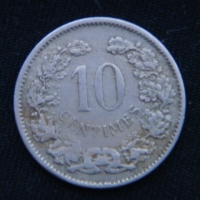 10 сантимов 1901 год Люксембург
