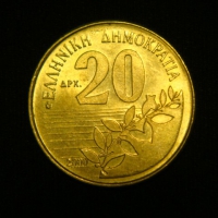 20 драхм 2000 год Греция
