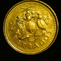 5 центов 2004 год Барбадос