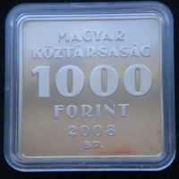 1000 форинтов 2008 год Венгрия 115 лет новостной службе "Telefon Hírmondó"