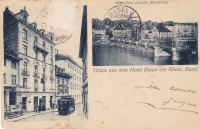 Почтовая карточка Hotel Bauer