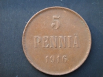 5 пенни 1916 год