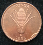 1 сенити 2005 год Тонга