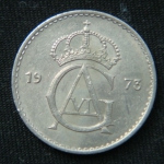 50 эре 1973 год Швеция