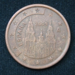 5 евроцентов 2005 год Испания