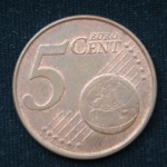 5 евроцентов 2001 год Нидерланды