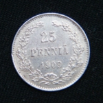 25 пенни 1909 год