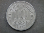 10 пфеннигов 1917 год