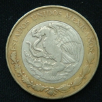 10 песо 1998 год Мексика