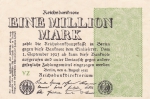 1 миллион марок 09.08.1923 год