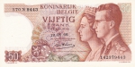 50 франков 1966 год Бельгия