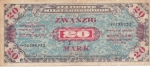 20 марок 1944 год  Советская оккупационная зона