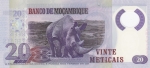 20 метикалов 2011 года Мозамбик