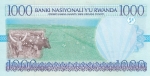 1000 франков 1998 год Руанда