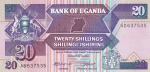 20 шиллингов 1987 года Уганда