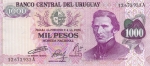 1000 песо 1974 года Уругвай