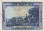100 песет 1928 год Испания