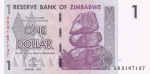 1 доллар 2007 года  Зимбабве