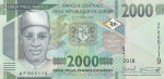 2000 франков 2018 года Гвинея