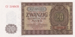 20 марок 1948 год  ГДР