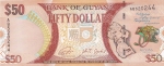 50 долларов 2016 года  Гайана  50 лет независимости