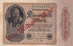 1 миллиард марок 1922 год Веймарская Республика