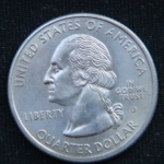 25 центов 1999 год Квотер штата Джорджия
