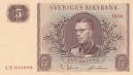 5 крон 1956 год Швеция