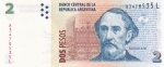 2 песо 2010 год Аргентина