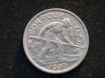 1 франк 1935 год Люксембург