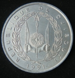 5 франков 1991 год