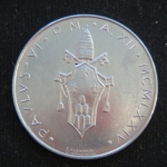50 лир 1974 год Ватикан