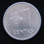 1 цент 1991 год Литва