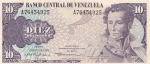 10 боливаров 1980 год Венесуэла