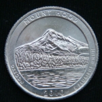 25 центов 2010 год  D Национальный лес Маунд Худ