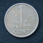 1 цент 1951 год