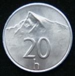 20 геллеров 2001 год Словакия
