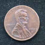 1 цент 2002 год D