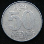 50 пфеннигов 1973 года  ГДР