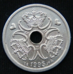 1 крона 1995 год Дания