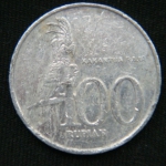 100 рупий 2003 год Индонезия