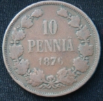 10 пенни 1876 год