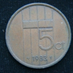 5 центов 1983 год