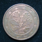5 евроцентов 2005 год D