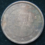 5 евроцентов 1999 год  Испания