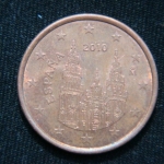 5 евроцентов 2010 год