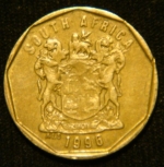 10 центов 1996 год ЮАР