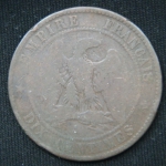 10 сантимов 1854 год Франция