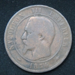 10 сантимов 1854 год Франция
