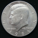 1\2 доллара 1984 года